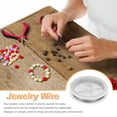 thumbnail image 4 of Uxcell Artistic Wire 26ft 20 Gauge Stainless Steel Craft Jewelry Wrapping Wire, 4 of 5