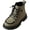 AG, variant on Toddler Boys Ankle Winter Boots Fleece Lined Lace Up Combat Booties Wide Toe Box Mid Calf Platform Boots Green Size 11 Little Child