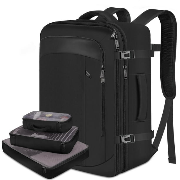Mochila de viaje Vancropak extra grande de 40 litros con 3 cubos de embalaje