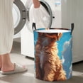 thumbnail image 4 of Lsque Cartoon Cloud Puppy pattern Laundry Hamper Basket, Tall Woven Rope Hamper Basket for Clothes, Lightweight Storage Basket, Collapsible Waterproof-Small, 4 of 8