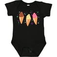 thumbnail image 3 of Inktastic Ice Cream Trio with Sprinkles Boys or Girls Baby Bodysuit, 3 of 5
