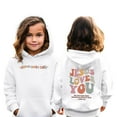 thumbnail image 2 of TJAZFJPA Zip up Sweatshirt Girls Casual Long Sleeve Hoodies Cute Oversized Pocket Sweatshirt Tops Go Sports Sweatshirt Yellow Sweatshirt 4-5 Years, 2 of 9