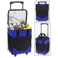 thumbnail image 1 of 32 Can Collapsible Rolling Cooler - Royal Blue, 1 of 1