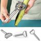thumbnail image 3 of Versatile Stainless Steel Peeler and Slicer Tool for Vegetables and Fruits - Double Planing Grater for Efficient Food Preparation, 3 of 5