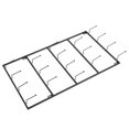 thumbnail image 4 of Cup Rack, Wrought Iron Tea Cup Rack Wall Mounted Coffee Mug Storage Display Organizer Black, 4 of 8
