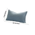thumbnail image 3 of Summer Pillow Case Without Printing ,Standard Bed Pillow Pillowcases,Cotton Pillowcases with Pattern,Soft and Breathable Closure Pillow Cases, Washed Cotton Pillow Head Cover Bedding Solid, 3 of 6