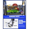 thumbnail image 5 of Garage Sports Equipment - Ball Storage Rack 2025 Upgraded Heavy Duty Steel Ball Storage Sports Organizer for Garage, 5 of 7