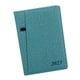 thumbnail image 4 of Cuaderno en inglés con tira de marcapáginas más ancha, escritura brillante de doble cara, cuaderno de horarios portátil en español para el trabajo, azul y verde, 4 of 9