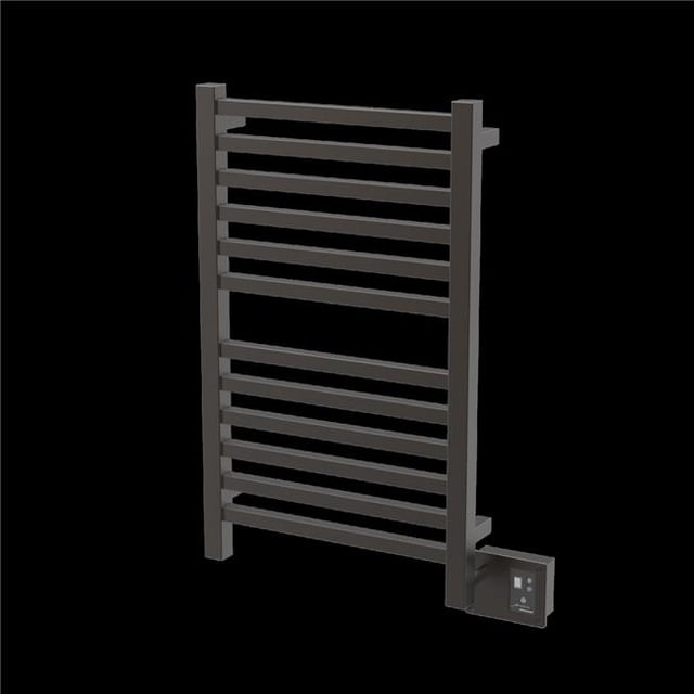 Amba Q2033MB 35.31 x 24.31 x 4 - 4.75 in. Towel Rack - Matte Black