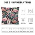 thumbnail image 5 of GOSMITH  Farmhouse Pillow Cover Summer Tropical Green Palm Leaf Pillow Protector Flamingo Hawaii Summer Decorative Bed Pillows Pillowcase for Couch Sofa Bedroom Car Living Room, 5 of 5