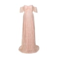 thumbnail image 3 of asdoklhq Maternity Clothes for Women,Pregnant Off Shoulder Lace Long Maxi Dress Gown Photography Prop, 3 of 8