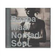 Personnel: Baaba Maal (vocals, guitar); Luciano (vocals); Assane N'Doye Cisse (guitar, sabar); Barry Reynolds (guitar); Kauwding Cissokho (kora); Tania Lo (saxophone, background vocals); Baayo Ndiaye (soprano & tenor saxophones); Jon Hassell (trumpet); Hilaire Chaby Harry (keyboards); Elhadji Niang (bass); Alioune Diouf (drums); Bakhane Seck (percussion, djembe); Ndongo Mbaye, Mabaye Diagne (percussion, sabar); Thio Mbaye (djembe); Massamba Diop, Badara Seck, Luis Jardim, Groko, Barou Sal (percussion); Paul "Groucho" Smykle (programming); Mansour Seck, The Screaming Orphans (background vocals). Producers include: Simon Emmerson, Paul "Groucho" Smykle, Brain Eno, Howie B, Jon Hassell. Senegalese singer Baaba Maal's latest album is the result of a merging of cultures and was a collective effort on the part of several well-known British producers (including Brian Eno) as well as a range of musical collaborators. NOMAD SOUL is an explosion of joyous sound, with a tendency to emphasize the songs' melodies and vocal harmonies rather than their rhythms and beats, which Maal keeps understated compared to many African musical traditions. A mix of Senegalese and English vocals adds to the sense of multi-cultural exploration; "Souka Nayo (I Will Follow You)," has strong Celtic influences, which are more subtle on "Cherie," and the lovely, acoustic "Koni." Maal's breath-taking vocals take center stage on one song after another, yet they seem to be energized and held aloft by the music and voices of his collaborators.