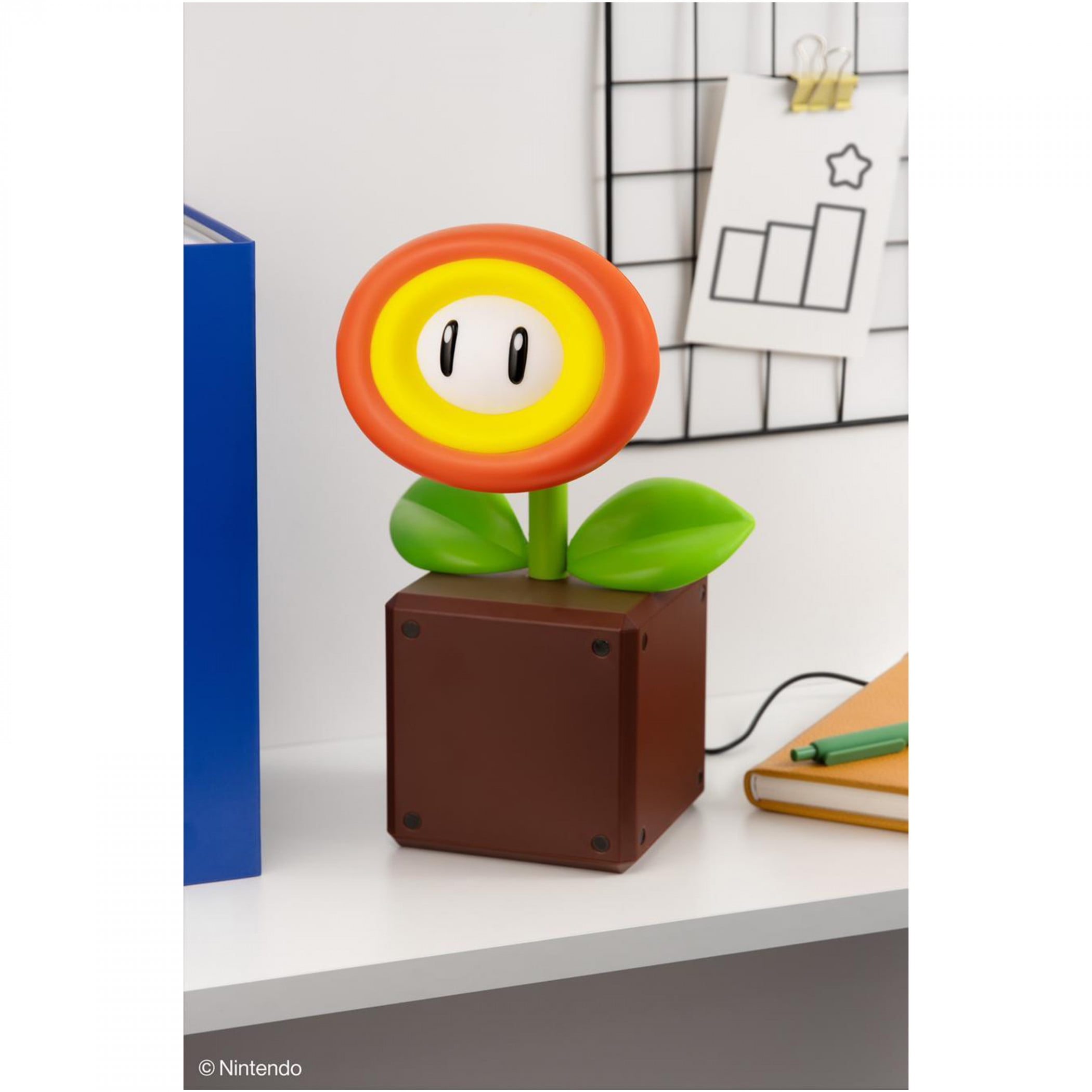 Super Mario Bros. Fire Flower Desk Lamp