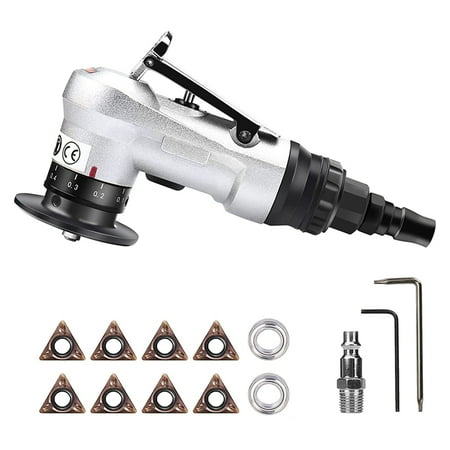 

Mini Pneumatic Chamfering Tool with Replace Blades Inserts and Bearings 45 Degree Air Chamfer Deburring Tool