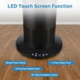 thumbnail image 5 of Simple Deluxe 41-Inch Bladeless Tower Fan with Remote Control, 10 Speeds, 80° Oscillation, 1-9 Hour Timer, Quiet 45dB Sleep Mode, Tip-Over Protection, Standing Floor Fan for Bedroom Living Room, 5 of 7