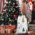 thumbnail image 4 of Christmas Bags Drawstring,White Christmas Tree Pattern Large Xmas Christmas Gift Bags,Reusable for Xmas and New Year Party Favors and Supplies,27.6" X 19.7", 4 of 5