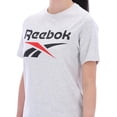 thumbnail image 5 of Playera Reebok Mujer Tshirt Logo Classic Gris Deportivo gris M, 5 of 5