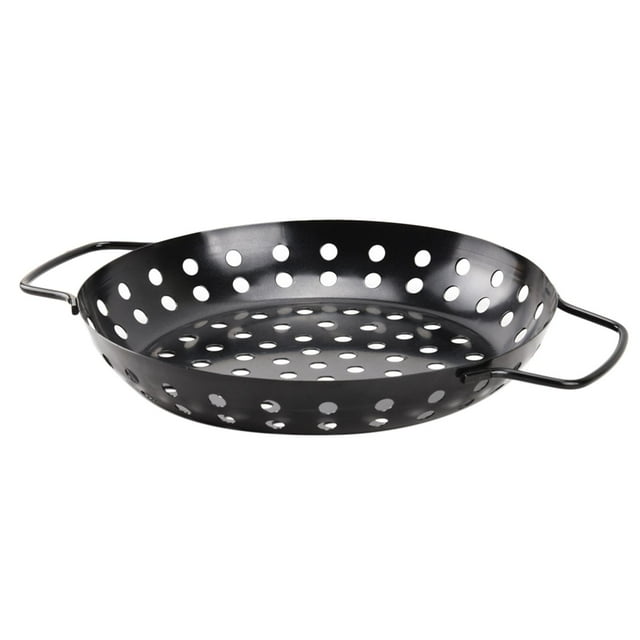 Wok Pan Fruit BBQ Accessories 9'' Zulema Bandeja para asar pizza