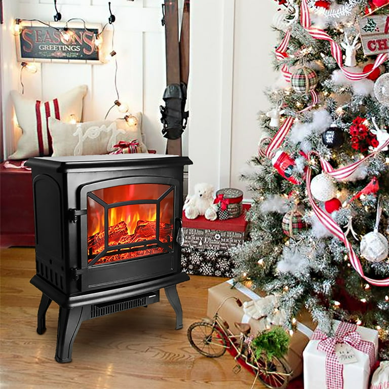 Electric Space Fireplace Heaters for Inside, 1400W Portable Fireplace Heater  for Home Room Office Small Spaces Use, 17'' Space Heater Adjust 68~95°F -  Walmart.com