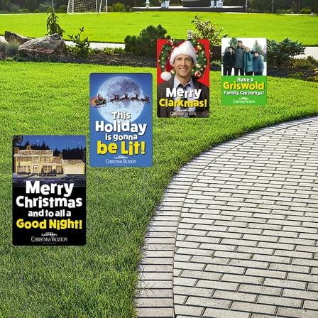 16" x 24" National Lampoon’s Christmas Vacation Corrugated Plastic Yard Signs - 4 Pieces