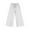 White, variant on Charella Womens Casual Linen Pants Wide Leg Drawstring Elastic High Waist Cropped Trousers with Pockets (2XL, Black)
