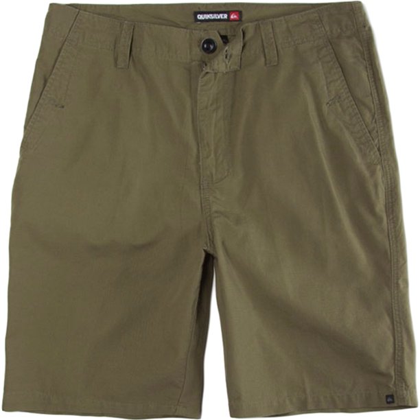 Quiksilver Hombre Wilko 20' Casual Chino Shorts, Verde, 32