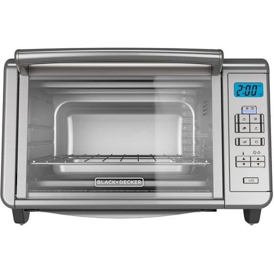 BLACK+DECKER Digital Countertop Toaster Oven, TO3280SSD