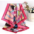 thumbnail image 3 of AWAYTR 35” Large Square Satin Head Scarf - 3Pcs Women Satin Hair Scarves Silk Bandana Scarf Headscarf, 3 of 10