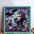 thumbnail image 2 of Kit Punto Cruz Queen Impreso Hilo Algodón Ecológico Bordado 11CT 40x40cm, 2 of 9