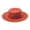 Watermelon Red, variant on Women's Fashion Casual Solid Flat Top Sun Hat, Wide Brim Cap for Shopping Yellow,One Size