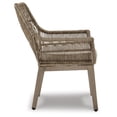 thumbnail image 4 of Signature Design by Ashley Beach Front Outdoor Arm Chair with Cushion (Set of 2), Beige, 4 of 8