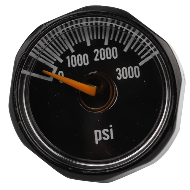 1/8NPT Valve Mini Pressure Gauge Carbon Dioxide Micro Manometer(3000PSI)