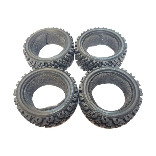 1/10 Pneus de Roue de Voiture RC de Remplacement Universel pour les Accessoires du Véhicule RC Pièces de Chenille RC Style A