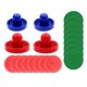 thumbnail image 3 of Empujadores de Air Hockey y discos de Air Hockey Empujadores de portería de fieltro verde de 96 mm para Estilo E, 3 of 8