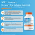 thumbnail image 5 of Doctor's Best NMN+ Complex Supplement Capsules for Women & Men - Supports NAD+ Production, Resveratrol 100mg & Beta Nicotinamide Mononucleotide 200mg per Capsule, 5 of 8