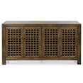 thumbnail image 5 of Rio 4-door Antique Mocha Brown 70-inch Wood Accent Cabinet, 5 of 13
