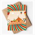 thumbnail image 1 of Une Journée au Cirque Modèle Cartes de Voeux Vous Êtes Invités Invitations, 1 of 3