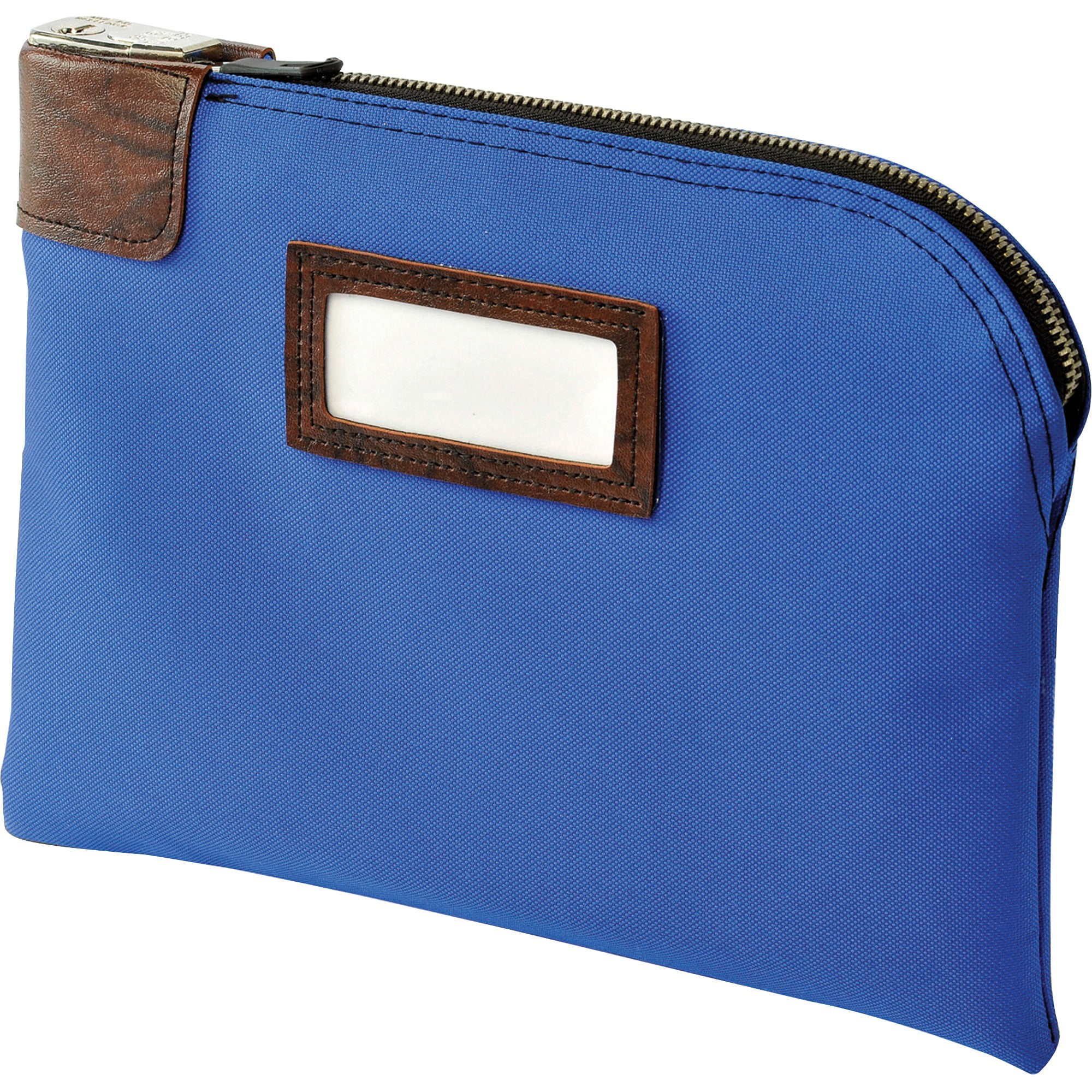 BISupplyLocking Money Bag Lock Bag Bank Bag with Lock Cash Bag in Navy Blue
