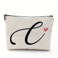 thumbnail image 1 of CSChome Makeup Bag Stylish Makeup Storage Zipper Closure Travel Organizer for Women Mom Friends, 1 of 6