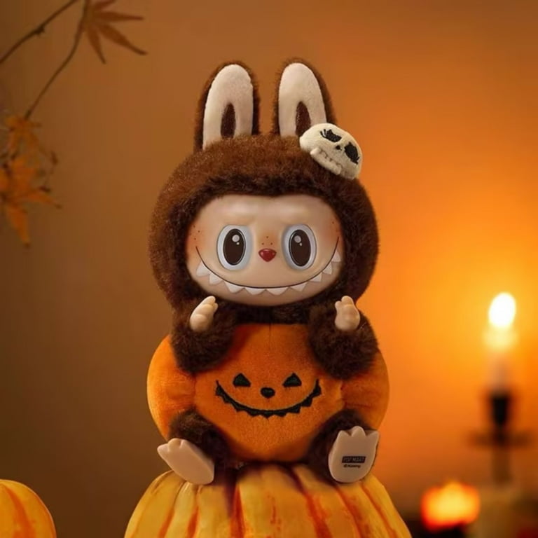 POP MART LABUBU Happy Halloween Party Series Sitting Pumpkin Vinyl 