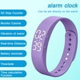 thumbnail image 3 of CUITING Non-Bluetooth Fitness Tracker Watch Pedometer Digital Step Counter Calorie Counter Distance Activity Tracker Alarm LED Fitness Watch IP65 Water Resistance, 3 of 11