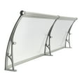thumbnail image 5 of Self-cleaning For Sun UV Protection Front Door Aluminum Arch Rainshed With Sink, 5 of 15