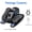 Style-B Gray, variant on Rican Under Desk Elliptical, Electric Seated Foot & Leg Pedal Exerciser While Sitting for Seniors