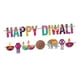 thumbnail image 2 of Adornos de pancarta de Feliz Diwali, accesorios de papel hindú para decoración de Diwali, banderines colgantes para pared, festival, hogar, repisa de, 2 of 8