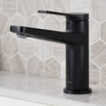 thumbnail image 2 of Indy Single Handle Bathroom Faucet in Matte Black (2-Pack), 2 of 12