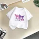 thumbnail image 3 of Camiseta de algodón de verano con dibujos animados para niña, divertida camiseta de algodón para niño, camiseta informal de calle con estampado Kulomi, camiseta de cuello redondo para niña, 3 of 5