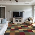 thumbnail image 3 of Ottomanson Non-Slip Area Rug for Living Room 7'10" x 9'10" Durable Low Profile Carpet, Multicolor, 3 of 8