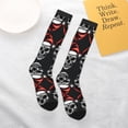 thumbnail image 5 of Salouo Skull santa hat Print Women's Men's Ankle Socks 1-pack Casual Athletic Socks for Unisex Adult Moisture-Wicking Socks for Daily Wear/Running/Sport, 5 of 8