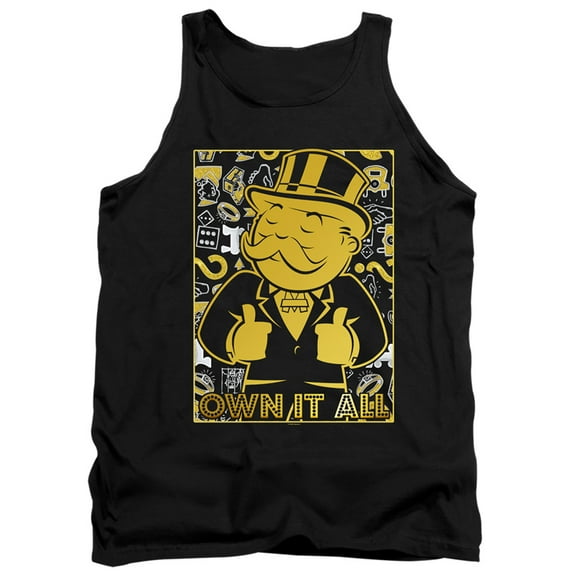 Monopoly Own Adult Tank Top Black