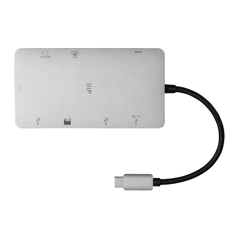 Monoprice Mobile Series USB-C to HDMI 4K@30Hz VGA 2-Port USB 3.0